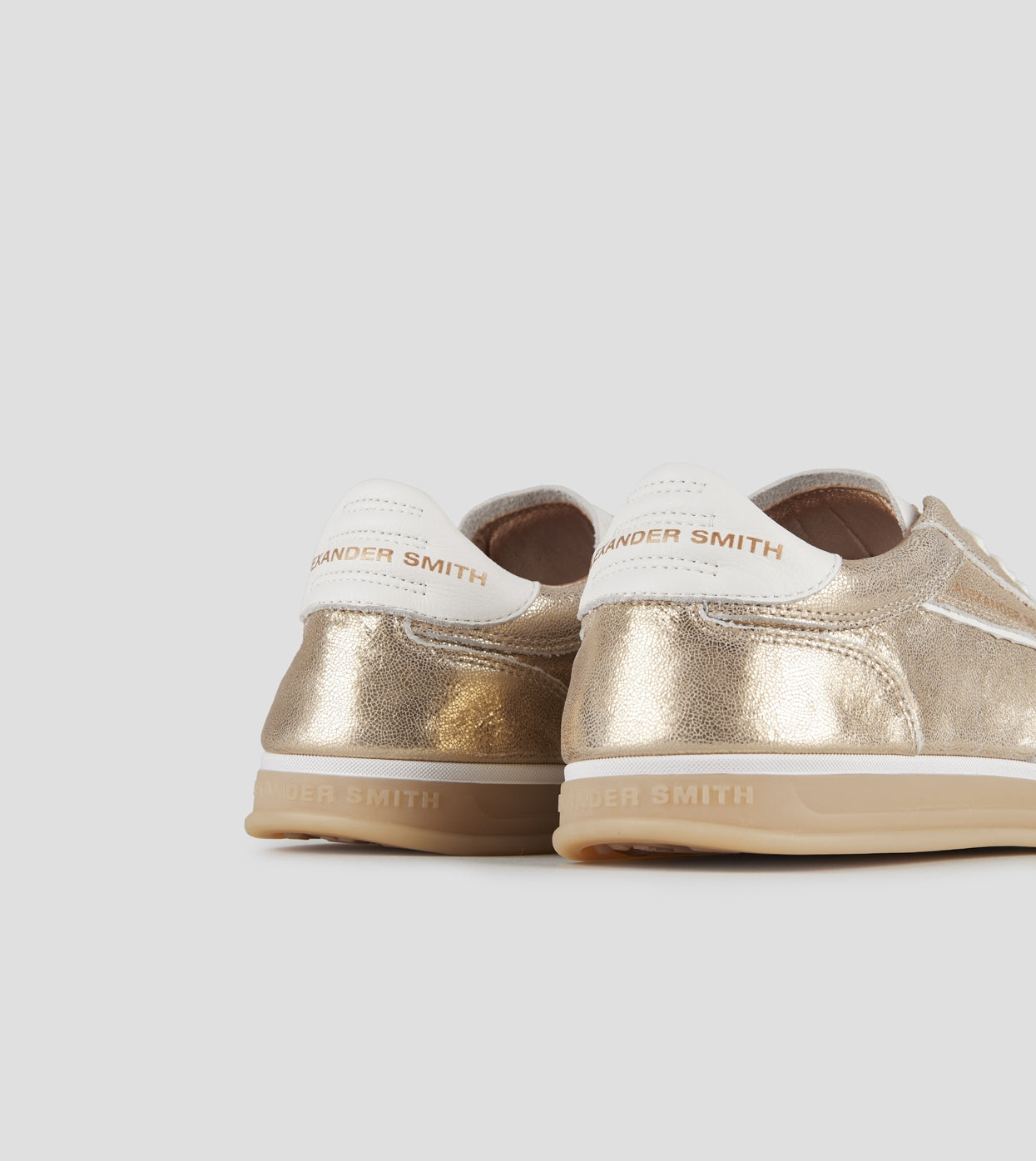 Thames Donna in pelle laminata oro  Alexander Smith