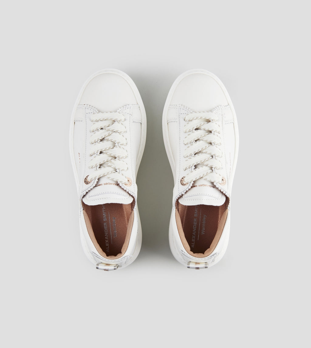 Wembley Donna Decostruita in pelle bianca Alexander Smith