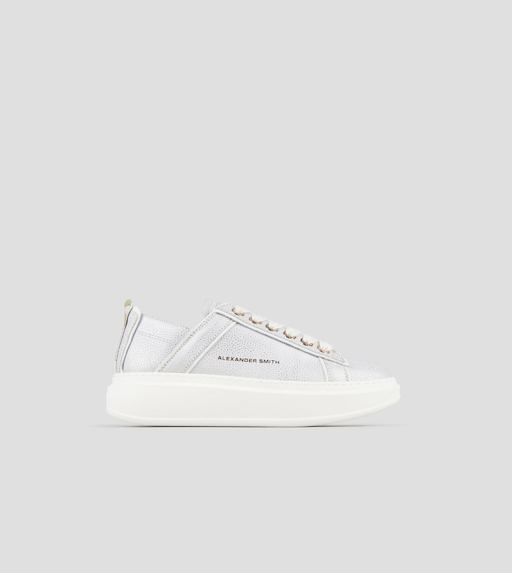 Wembley Donna Decostruita in pelle bottalata argento Alexander Smith