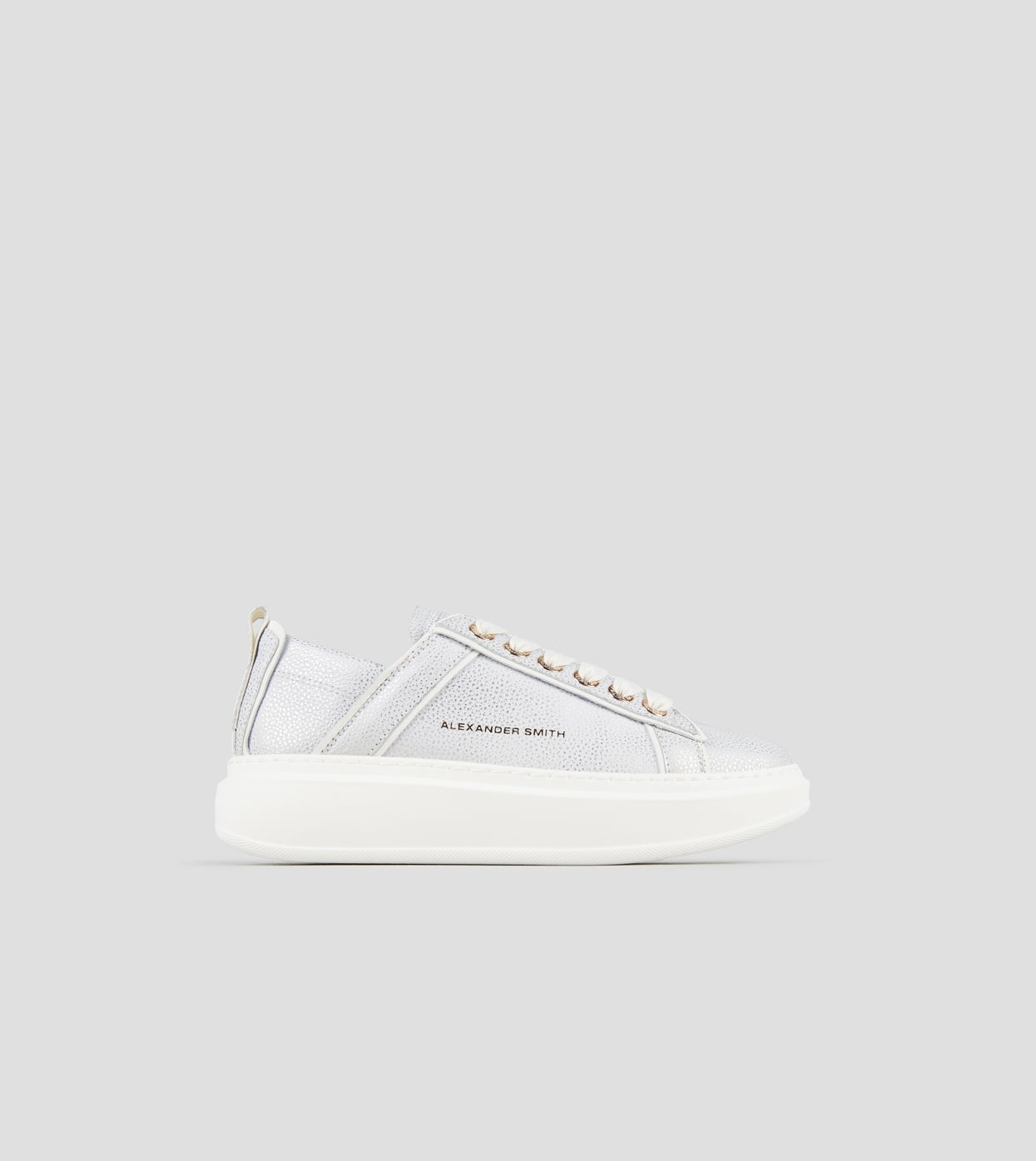 Wembley Donna Decostruita in pelle bottalata argento Alexander Smith