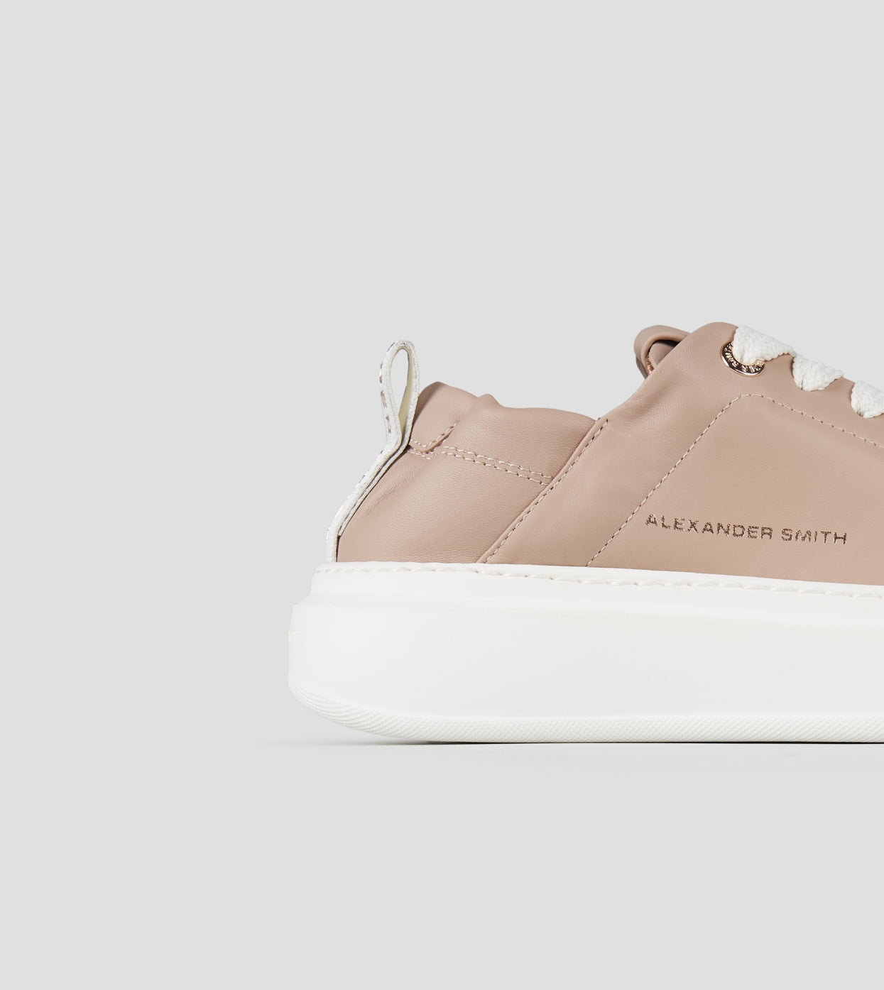 Wembley Donna in nappa rosa chiaro e tallone arricciato Alexander Smith