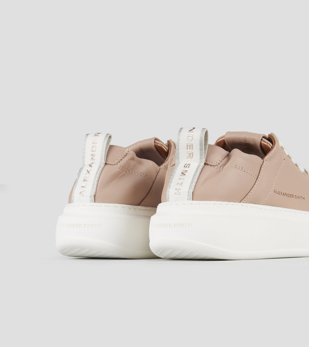 Wembley Donna in nappa rosa chiaro e tallone arricciato Alexander Smith