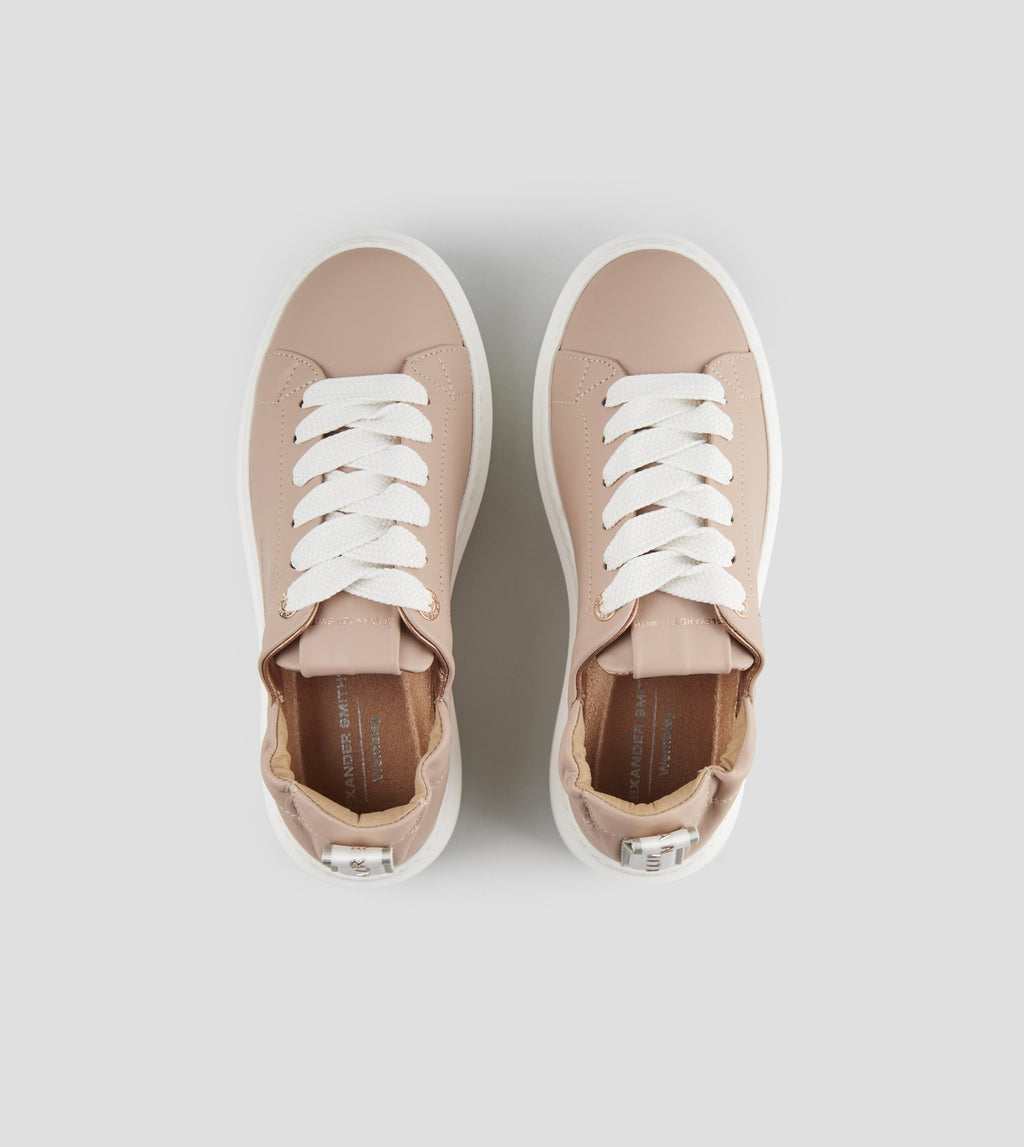 Wembley Donna in nappa rosa chiaro e tallone arricciato Alexander Smith