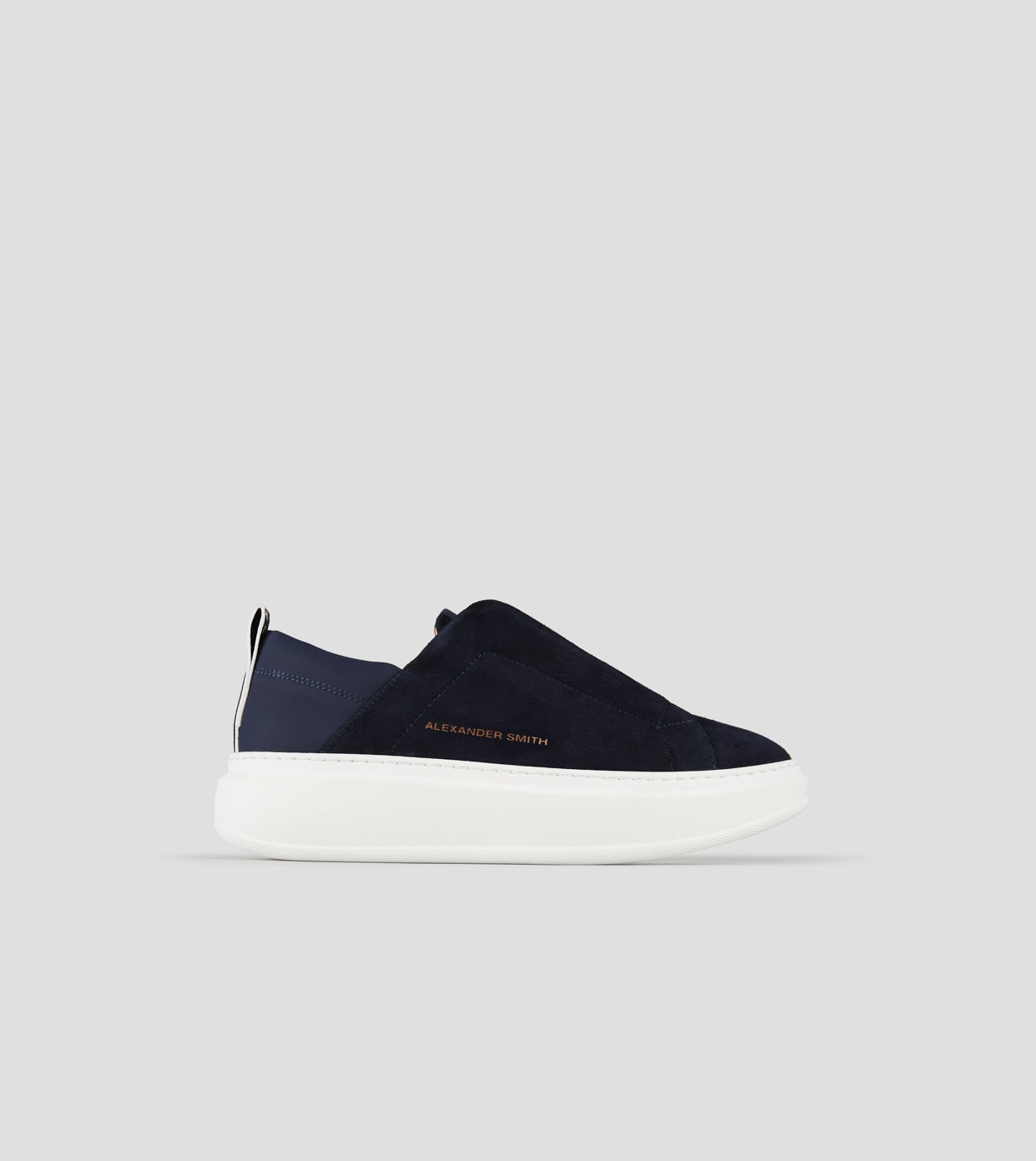 Wembley Slip-on Donna in camoscio blu Alexander Smith