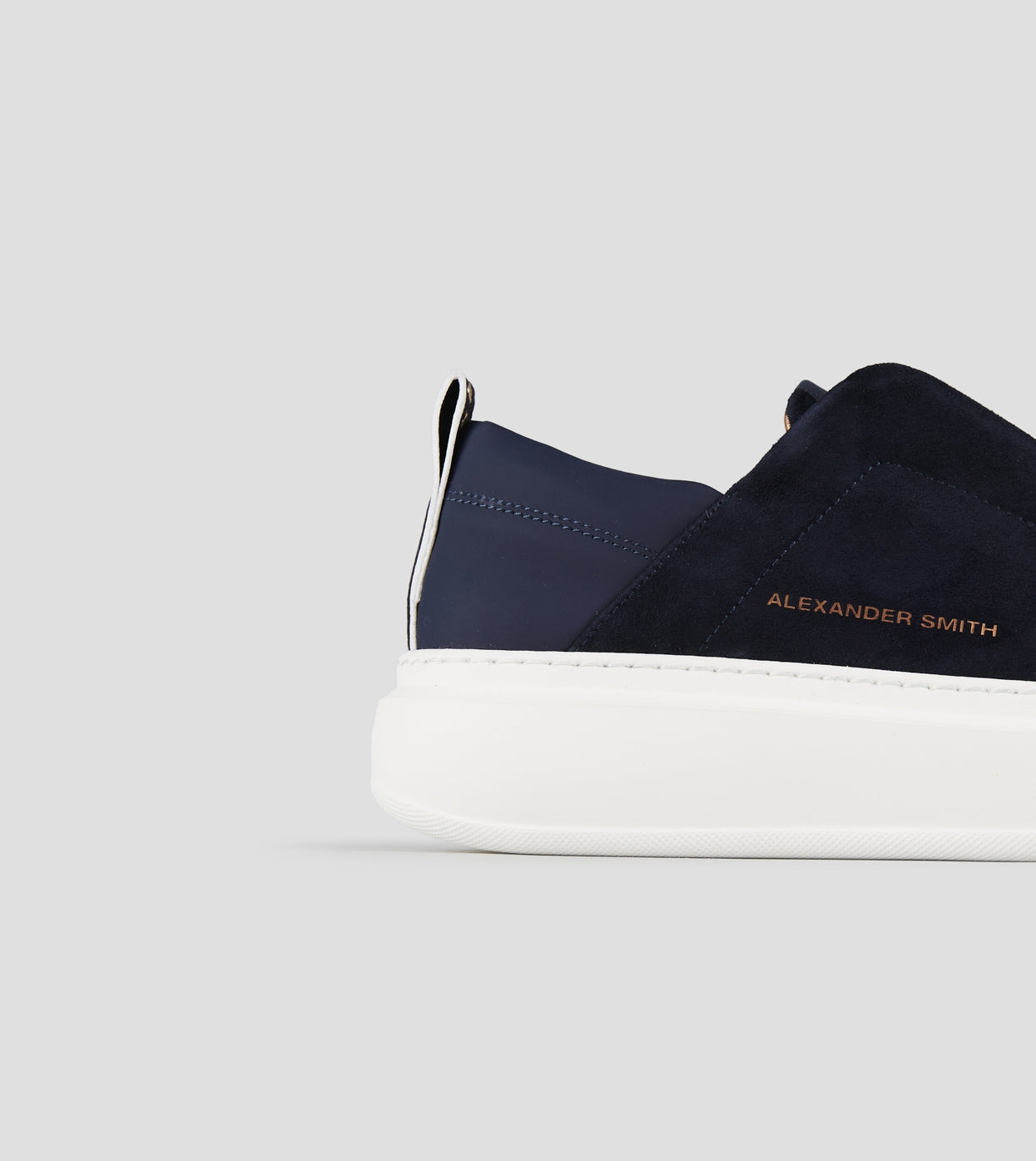 Wembley Slip-on Donna in camoscio blu Alexander Smith
