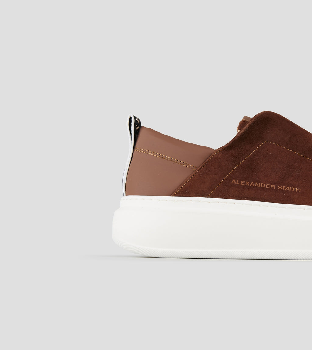 Wembley Slip-on Donna in camoscio bordeaux Alexander Smith