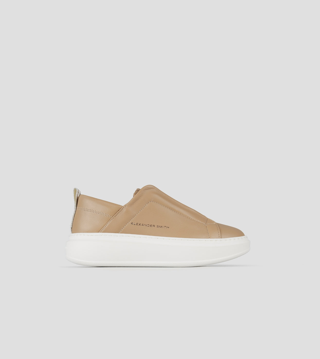 Wembley Slip-on Donna in pelle beige Alexander Smith