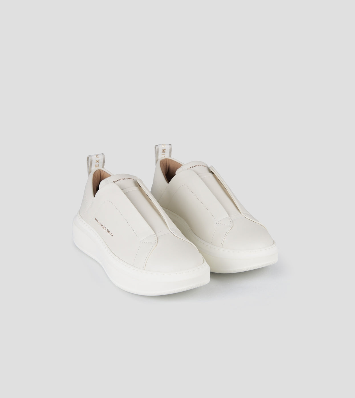 Wembley Slip-on Donna in pelle bianca Alexander Smith