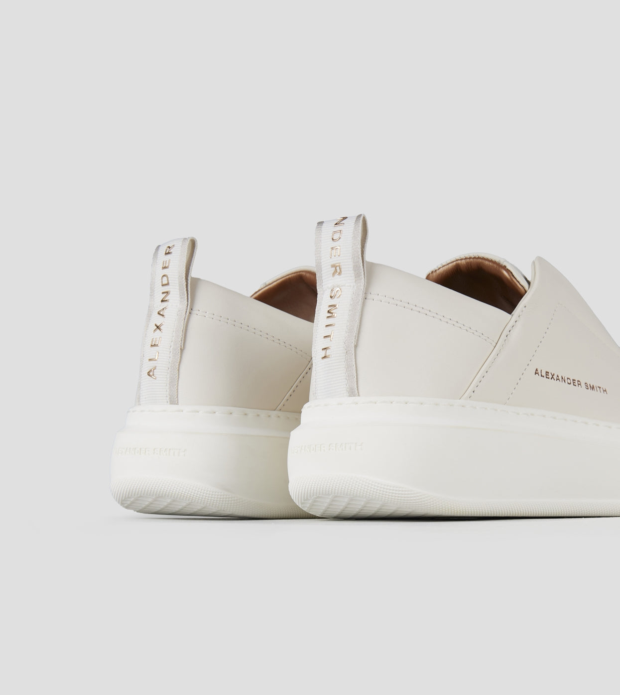 Wembley Slip-on Donna in pelle bianca Alexander Smith