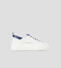 Wembley Uomo Alta Frequenza in nappa bianca e dettagli blu Alexander Smith