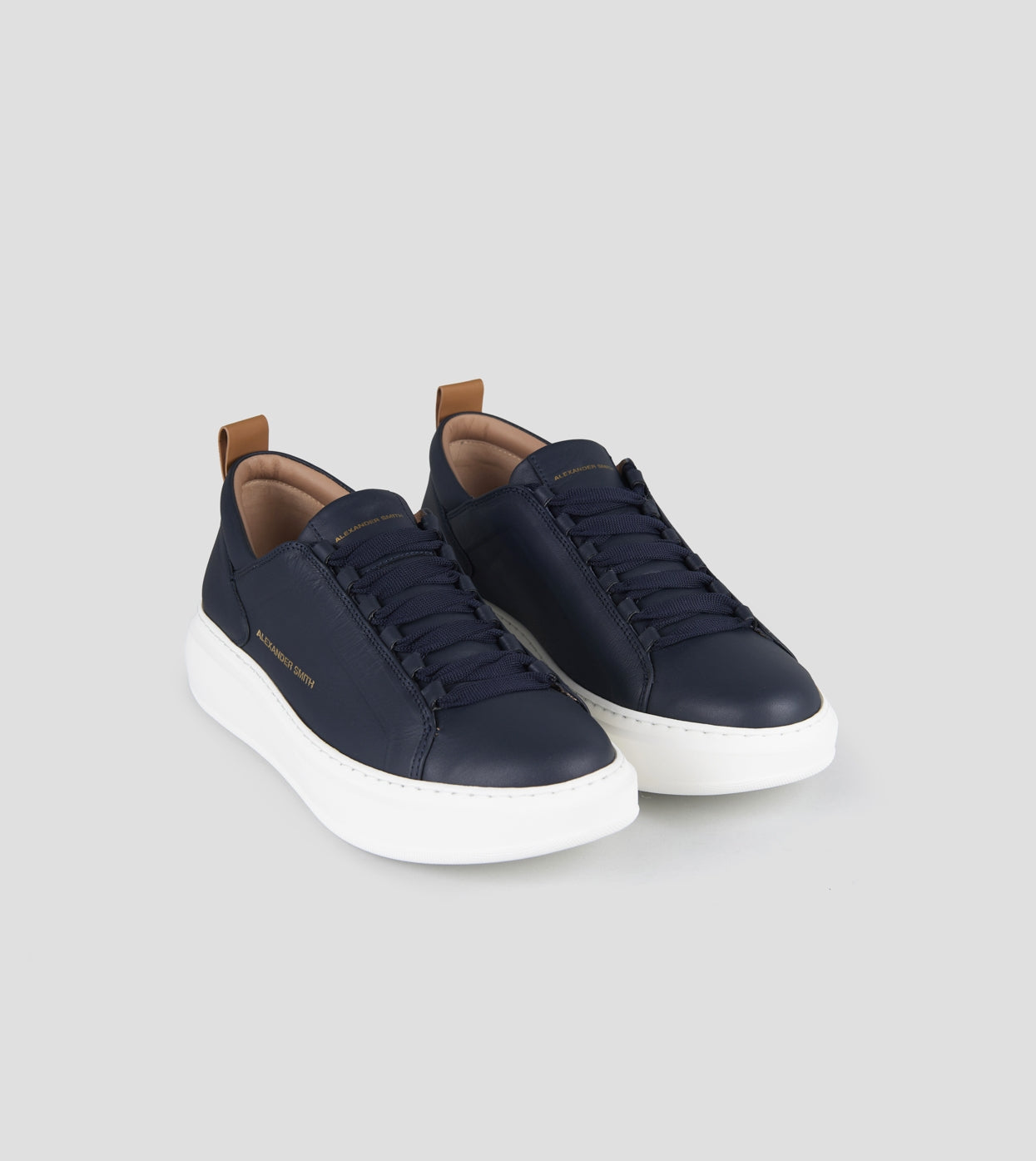 Wembley Uomo Alta Frequenza in nappa blu Alexander Smith