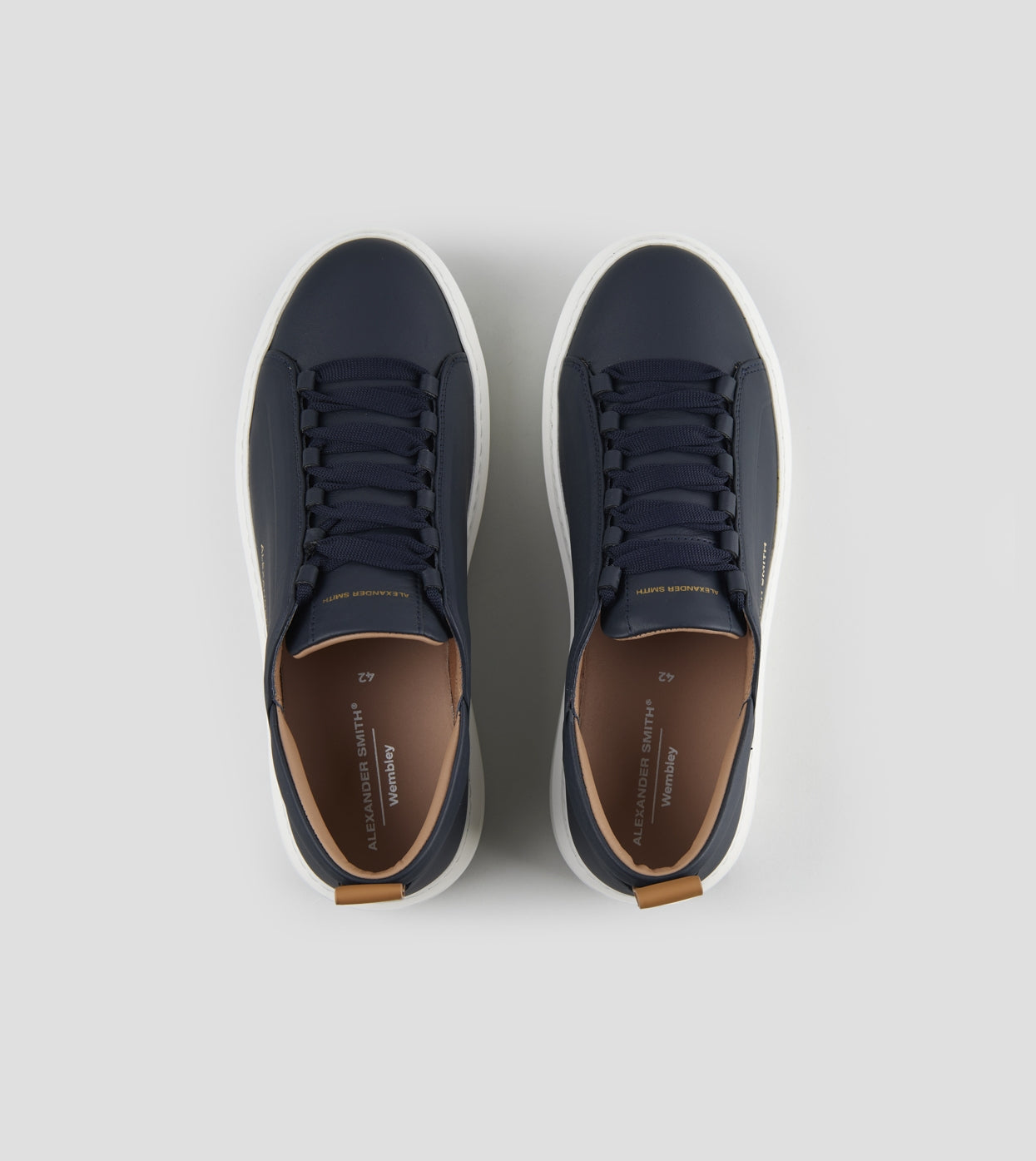Wembley Uomo Alta Frequenza in nappa blu Alexander Smith